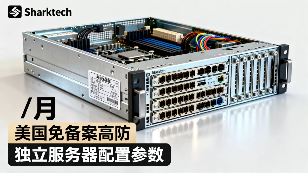 Sharktech独立服务器9/月配置如何?美国免备案高防服务器推荐 Sharktech独立服务器9/月配置如何?美国免备案高防服务器推荐