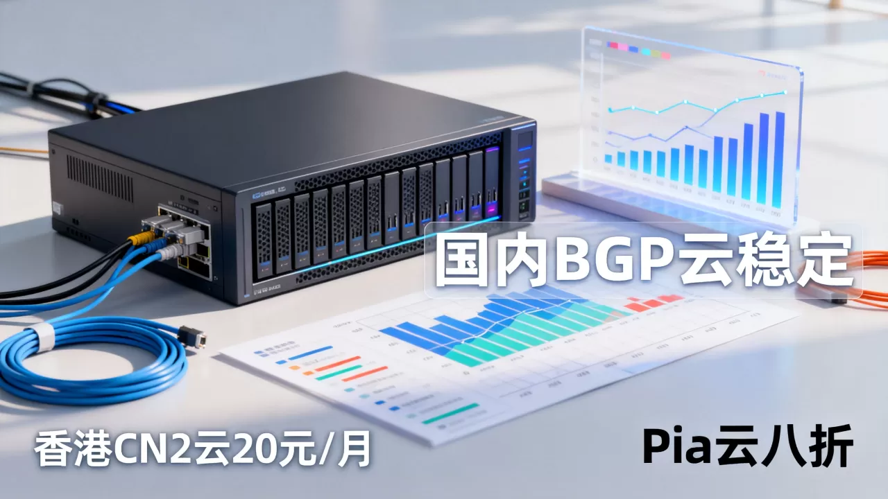Pia云八折香港CN2云20元/月值得买吗，国内BGP云哪家稳定