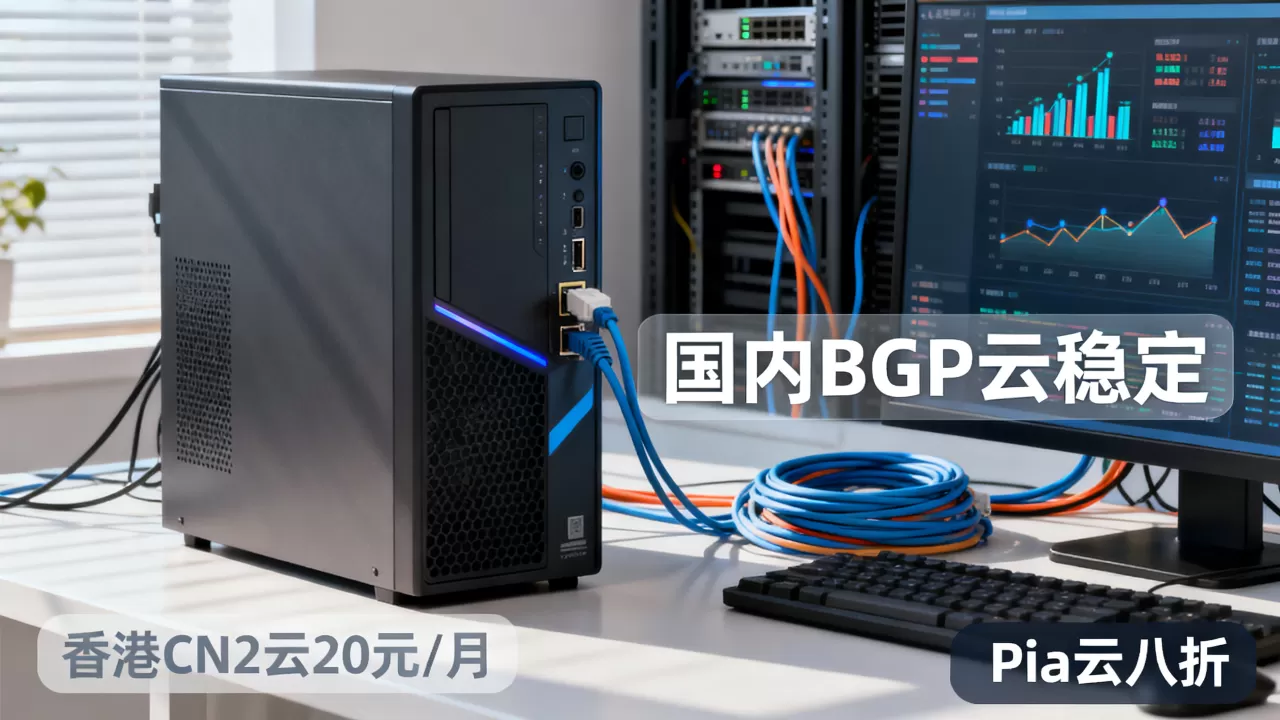 Pia云八折香港CN2云20元/月值得买吗,国内BGP云哪家稳定 Pia云八折香港CN2云20元/月值得买吗,国内BGP云哪家稳定