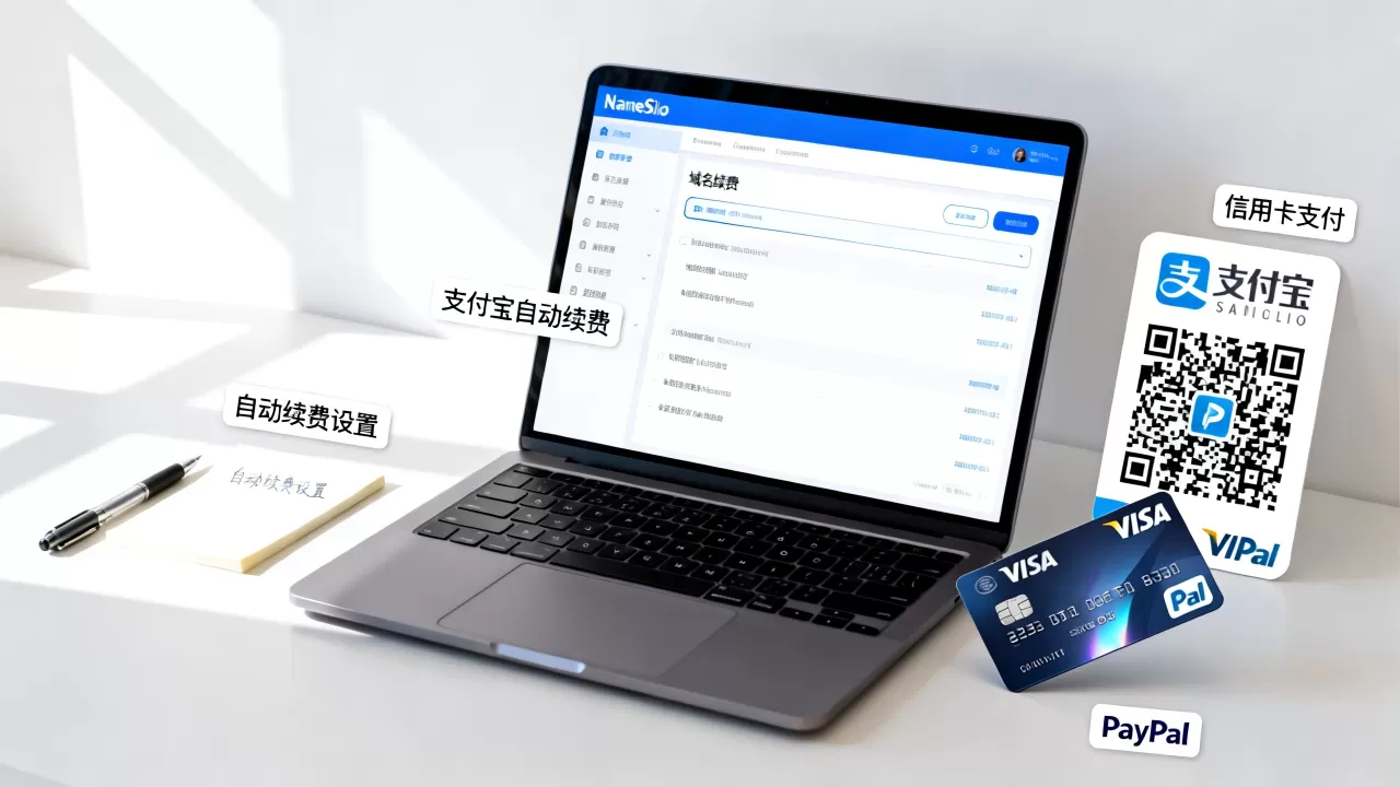NameSilo支持支付宝自动续费吗？域名续费支付方式有哪些