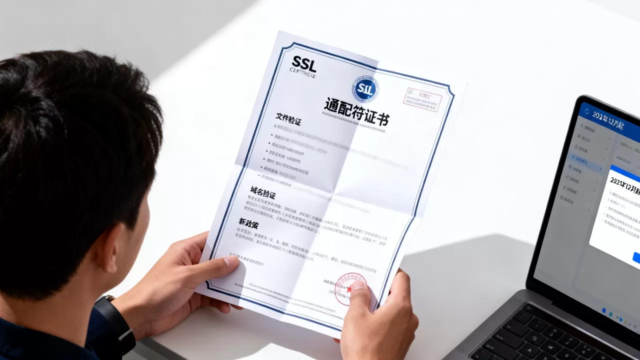 2021年12月起通配符证书不支持文件验证怎么办?SSL证书域名验证新政策 2021年12月起通配符证书不支持文件验证怎么办?SSL证书域名验证新政策