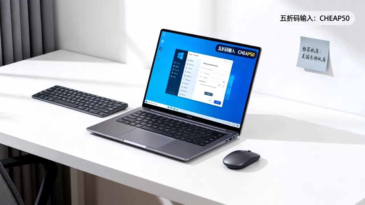 CheapWindowsVPS五折码怎么用？Windows VPS推荐哪个机房