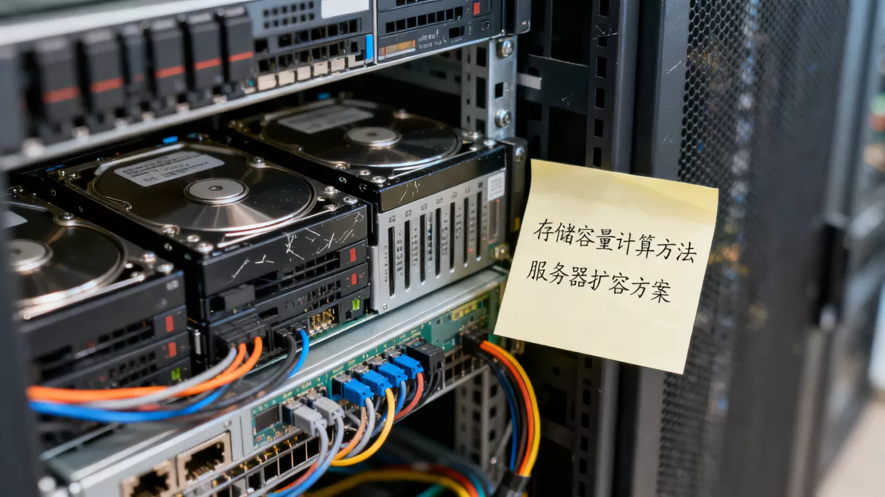 公司服务器存储大小不够用怎么办？服务器存储容量怎么计算
