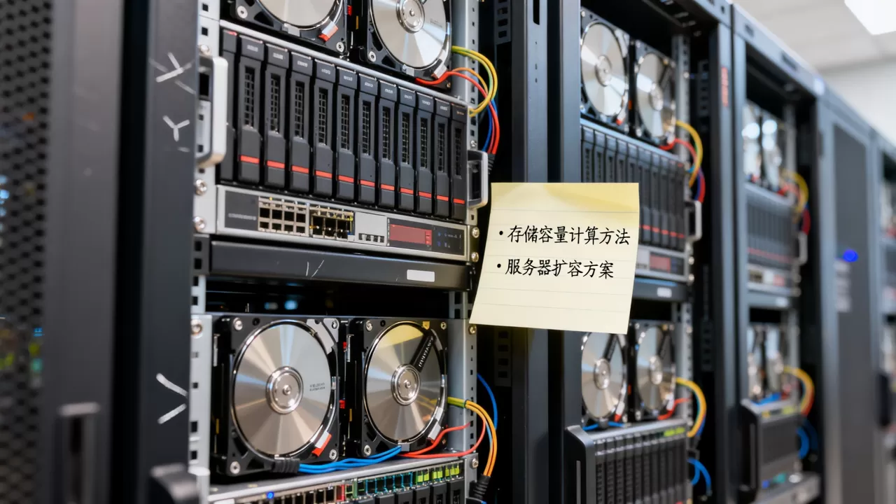 公司服务器存储大小不够用怎么办？服务器存储容量怎么计算