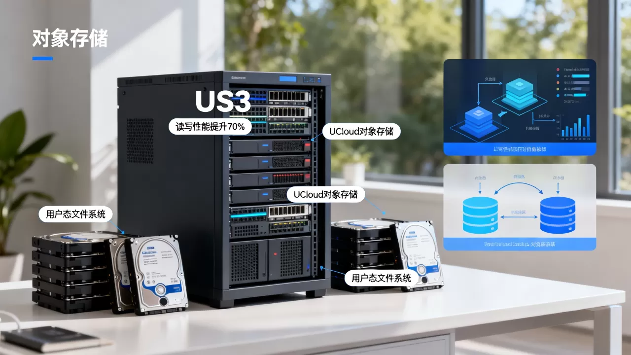 US3读写性能提升70%？基于UCloud对象存储的用户态文件系统