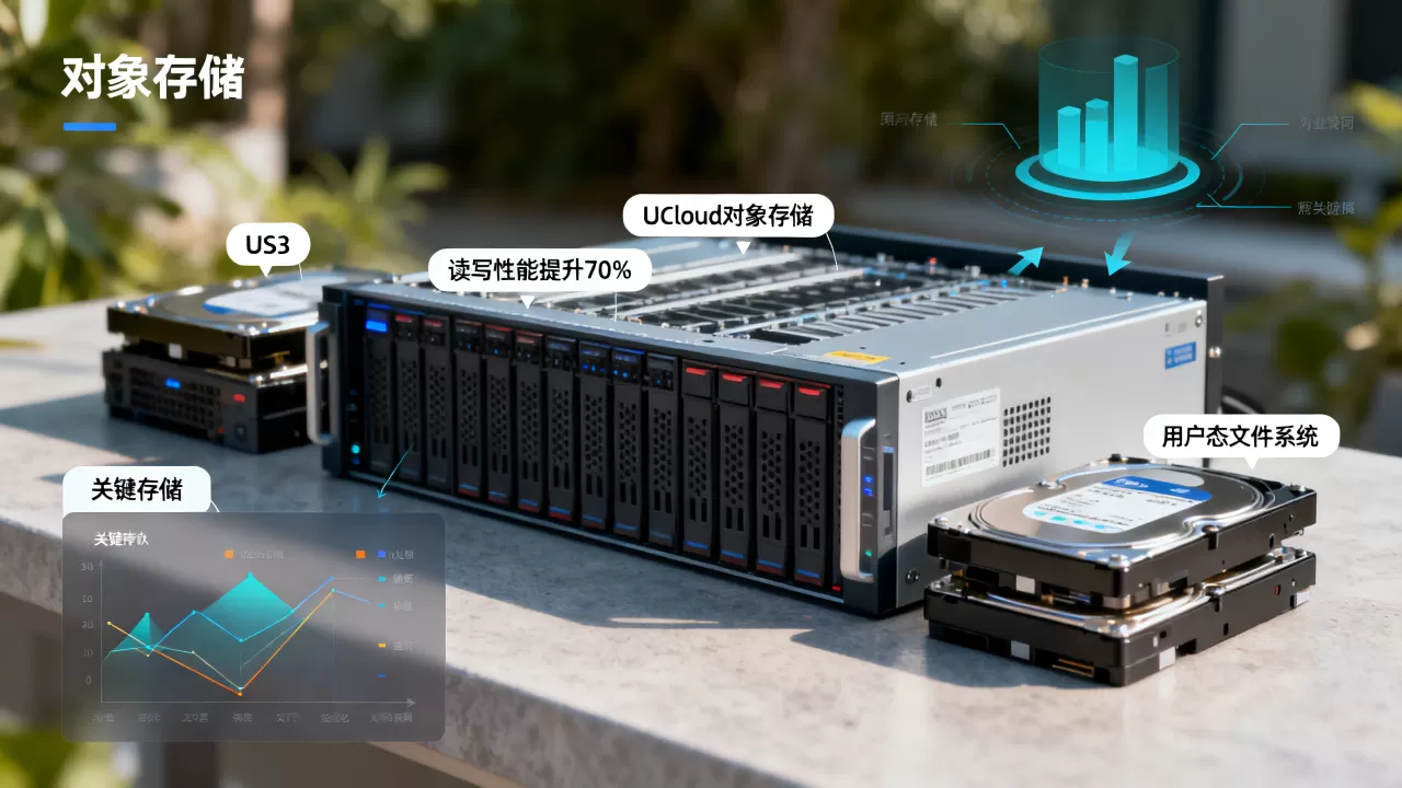 US3读写性能提升70%？基于UCloud对象存储的用户态文件系统
