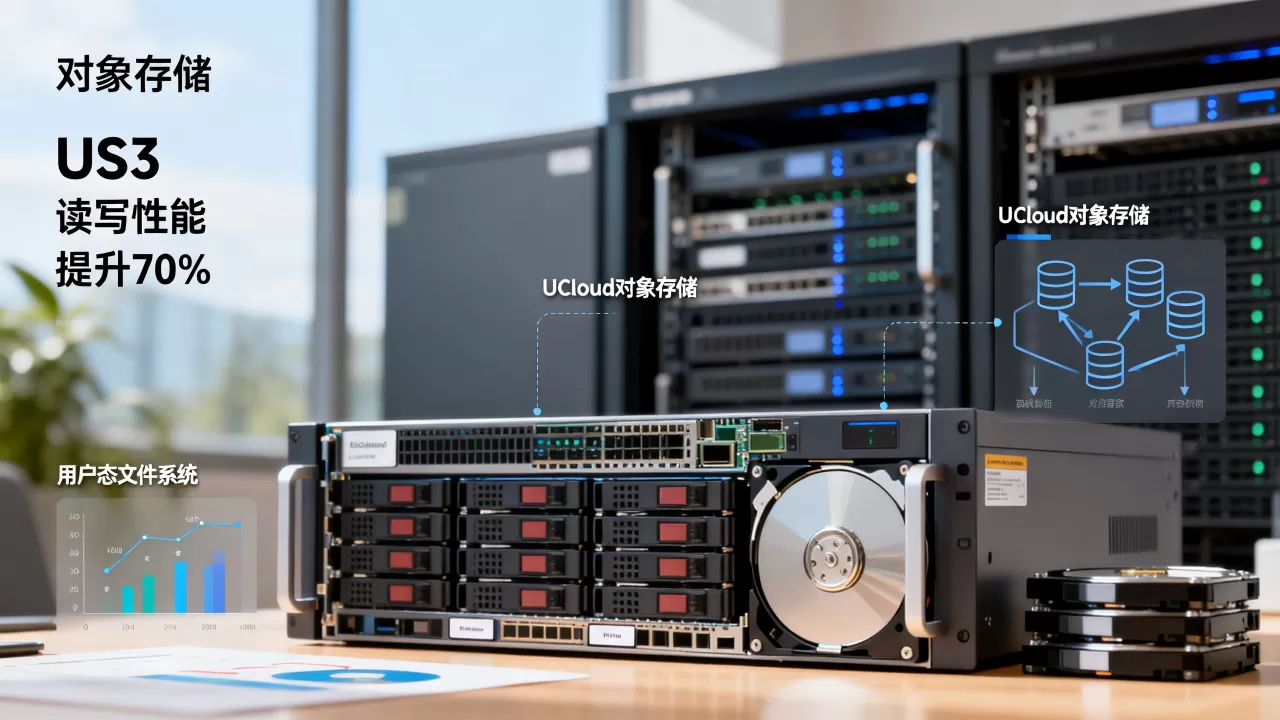 US3读写性能提升70%？基于UCloud对象存储的用户态文件系统