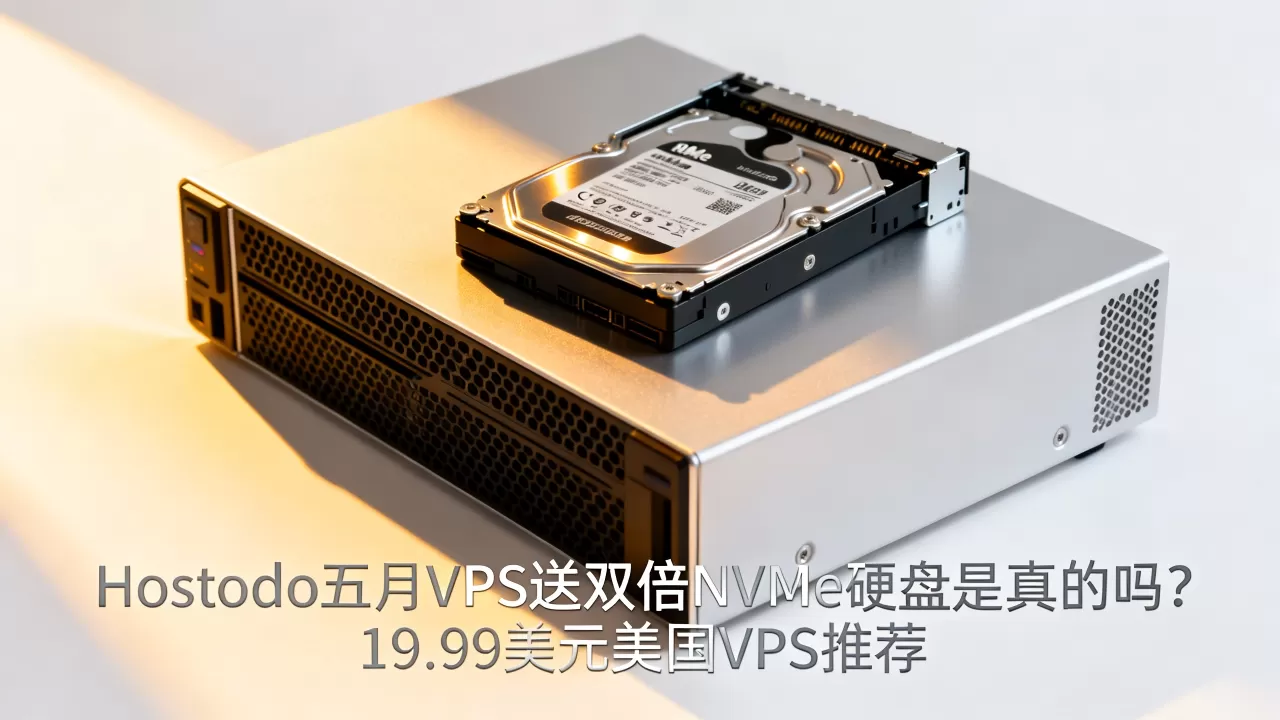Hostodo五月VPS送双倍NVMe硬盘是真的吗？19.99美元美国VPS推荐
