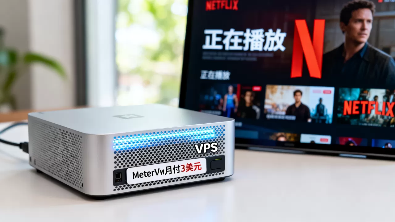 MeterVm月付3美元能解锁Netflix吗?美国圣何塞VPS推荐 MeterVm月付3美元能解锁Netflix吗?美国圣何塞VPS推荐