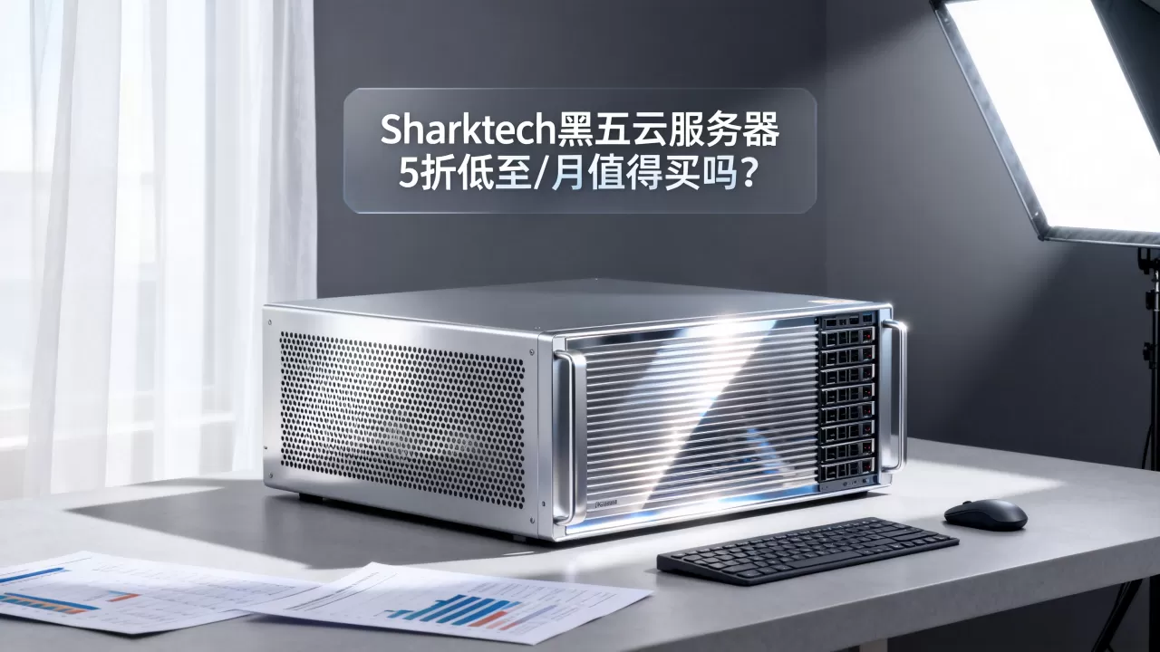 Sharktech黑五云服务器5折低至/月值得买吗？