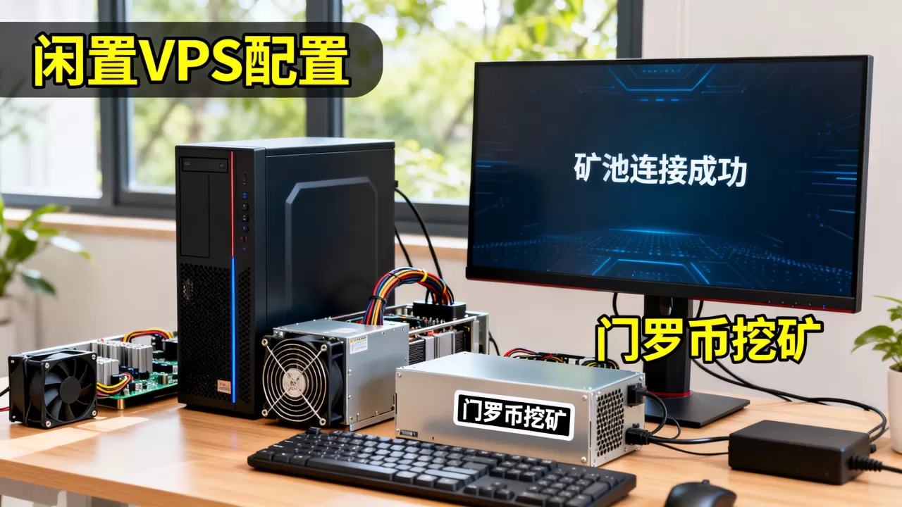 闲置VPS如何挖门罗币?小白零基础挖矿教程 闲置VPS如何挖门罗币?小白零基础挖矿教程
