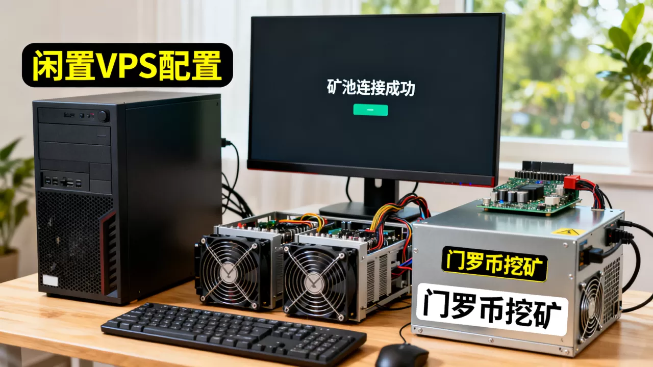 闲置VPS如何挖门罗币?小白零基础挖矿教程 闲置VPS如何挖门罗币?小白零基础挖矿教程