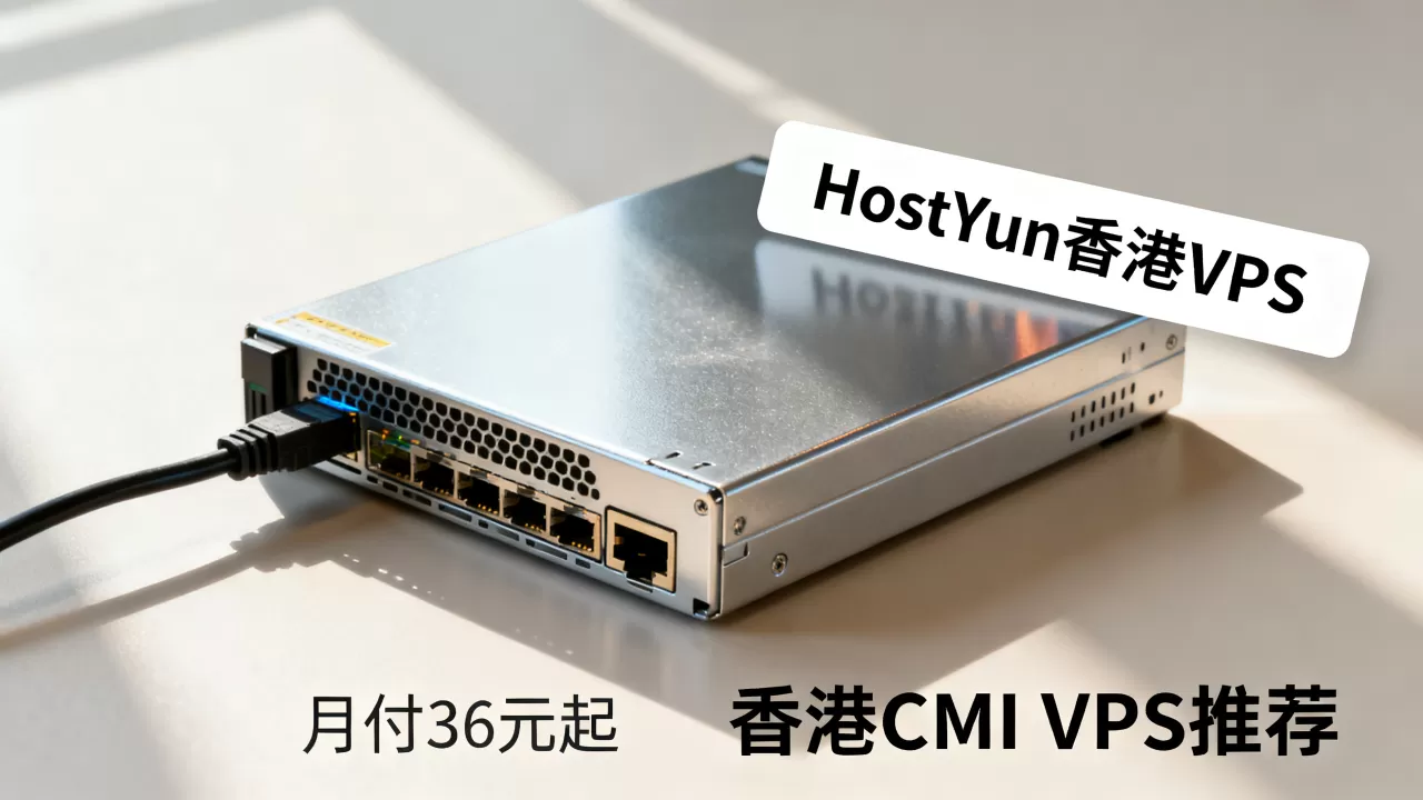 HostYun香港VPS月付36元起值得入手吗,香港CMI VPS推荐 HostYun香港VPS月付36元起值得入手吗,香港CMI VPS推荐