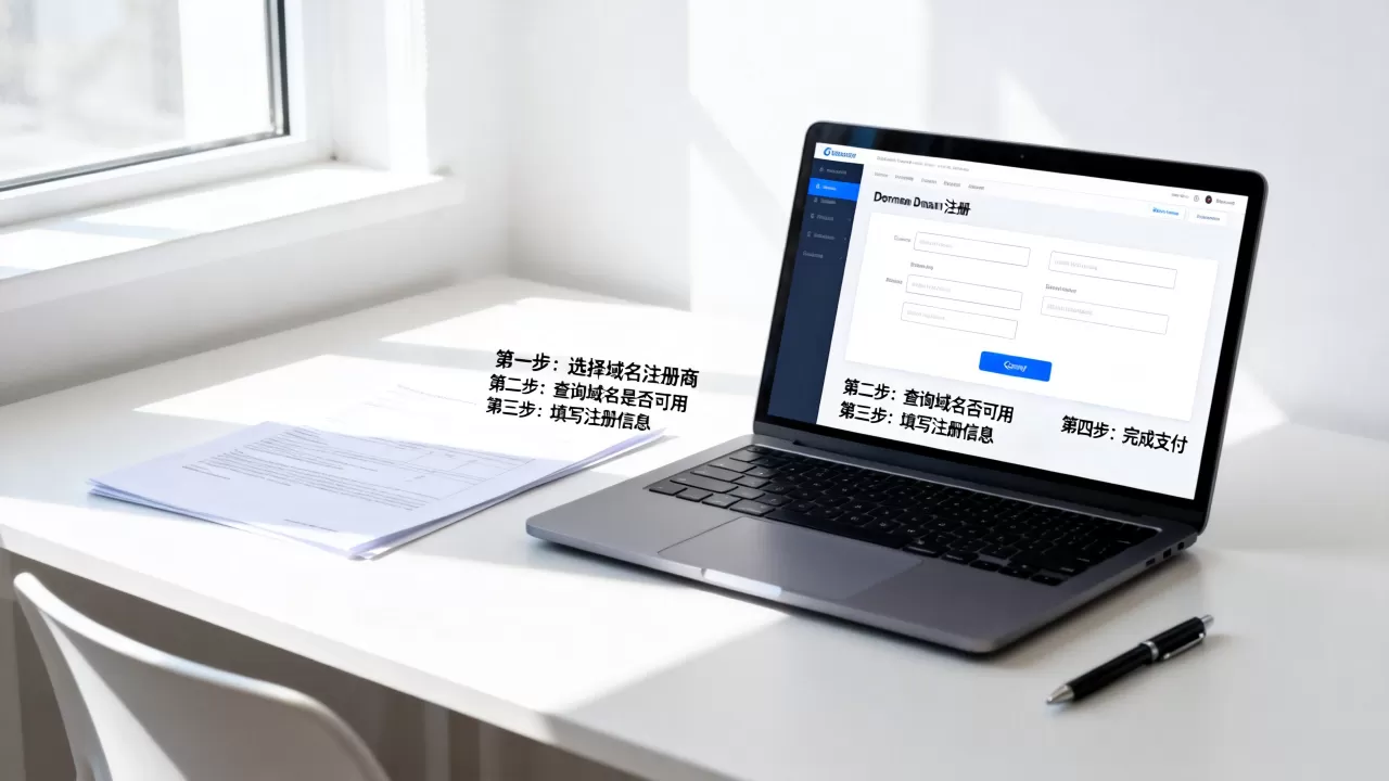 公司网站域名怎么申请？域名注册流程及注意事项
