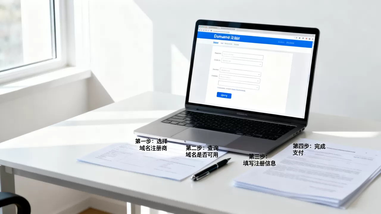 公司网站域名怎么申请？域名注册流程及注意事项