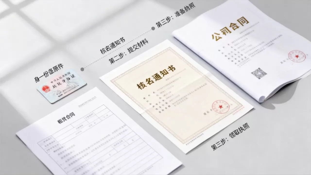 公司注册怎么做？个人注册营业执照需要哪些材料和流程
