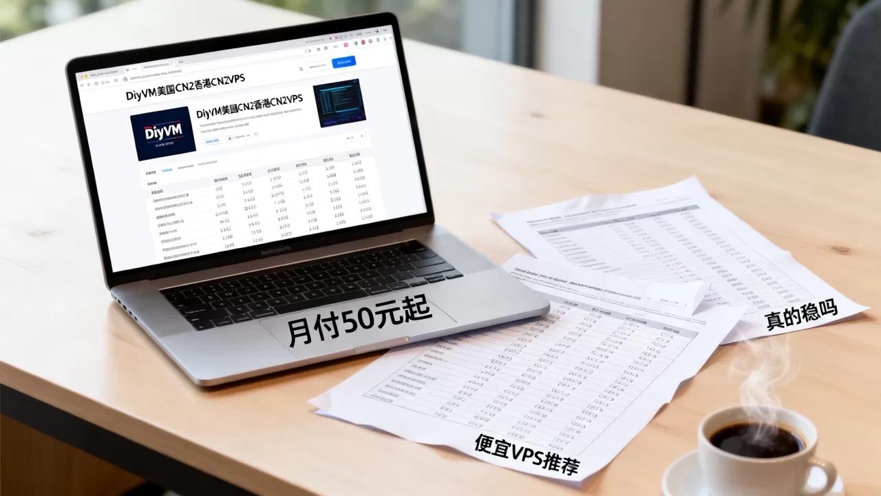 DiyVM美国CN2香港CN2VPS月付50元起真的稳吗，便宜VPS推荐