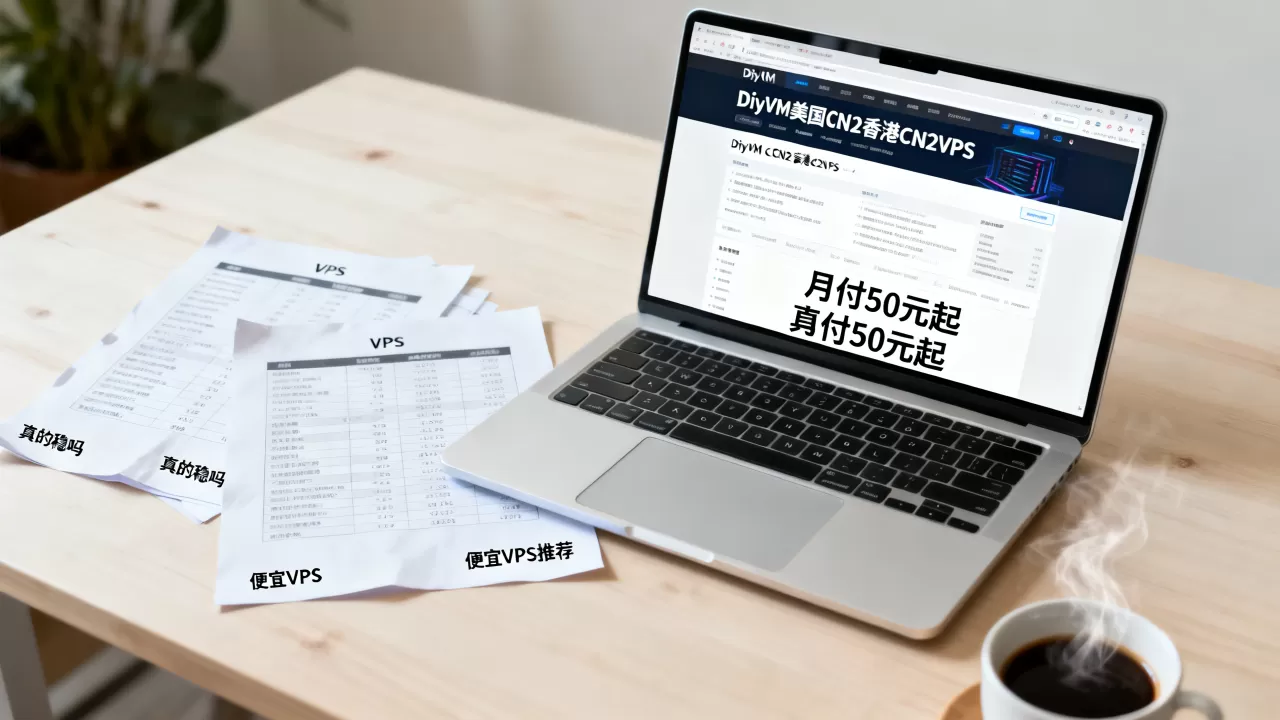 DiyVM美国CN2香港CN2VPS月付50元起真的稳吗，便宜VPS推荐
