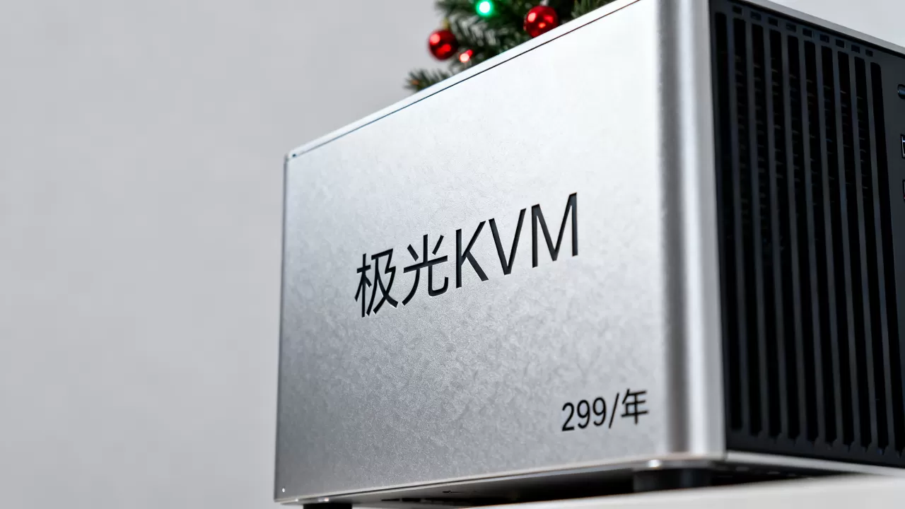 极光KVM圣诞特惠299/年值得入手吗？美西CN2 GIA服务器推荐