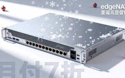 edgeNAT圣诞元旦促销月付7折？香港云服务器宽带升级10-30M
