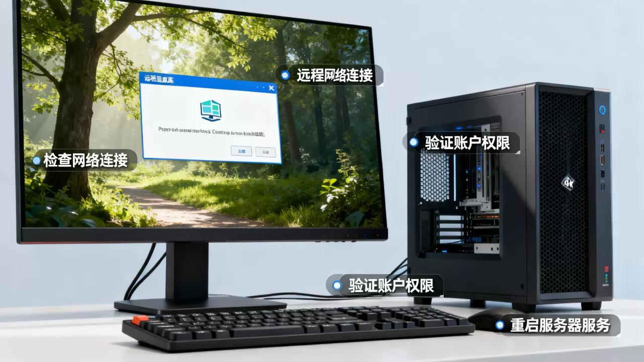 公司服务器登录不上怎么办?远程桌面连接失败解决方法 公司服务器登录不上怎么办?远程桌面连接失败解决方法