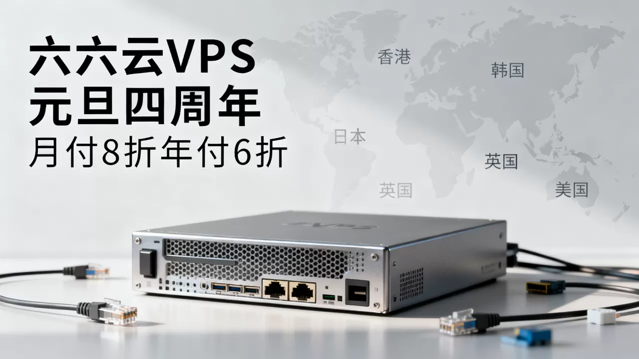 六六云VPS元旦四周年月付8折年付6折是真的吗,香港韩国日本英国美国VPS推荐 六六云VPS元旦四周年月付8折年付6折是真的吗,香港韩国日本英国美国VPS推荐