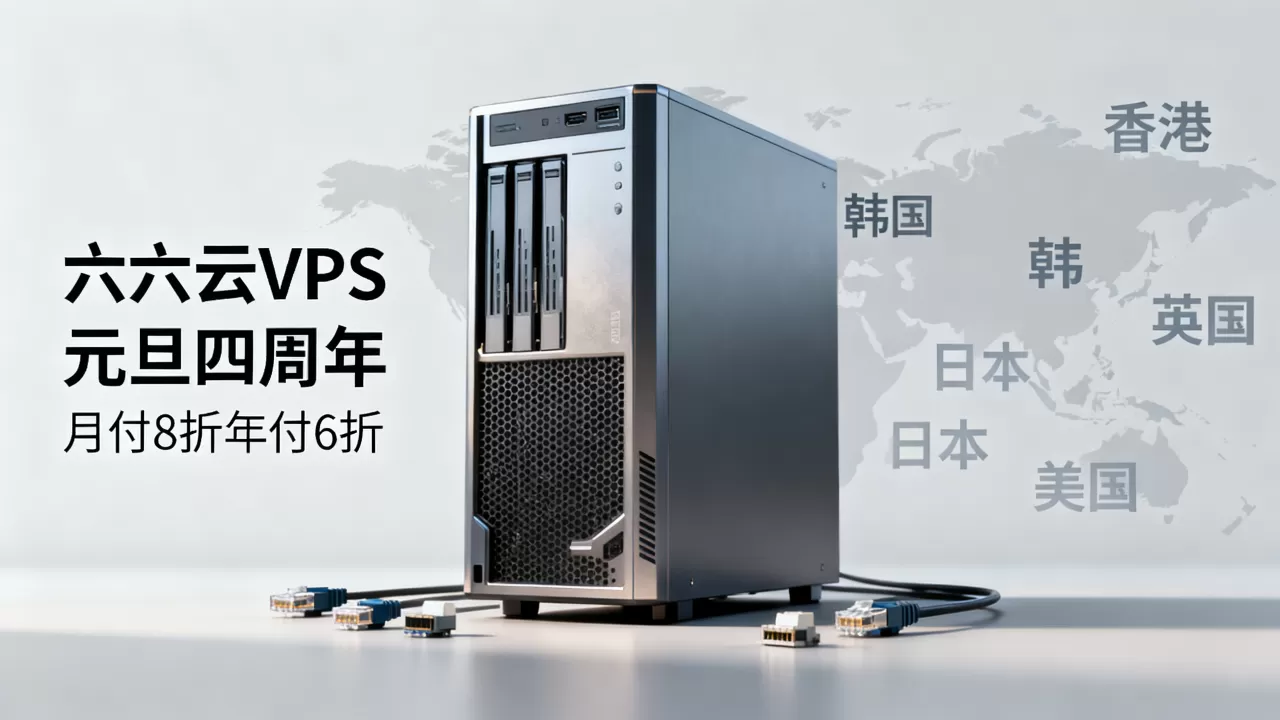 六六云VPS元旦四周年月付8折年付6折是真的吗,香港韩国日本英国美国VPS推荐 六六云VPS元旦四周年月付8折年付6折是真的吗,香港韩国日本英国美国VPS推荐