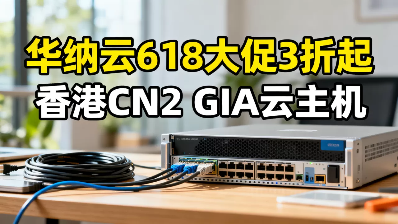 华纳云618大促3折起值得买吗?香港CN2 GIA云主机哪家好 华纳云618大促3折起值得买吗?香港CN2 GIA云主机哪家好