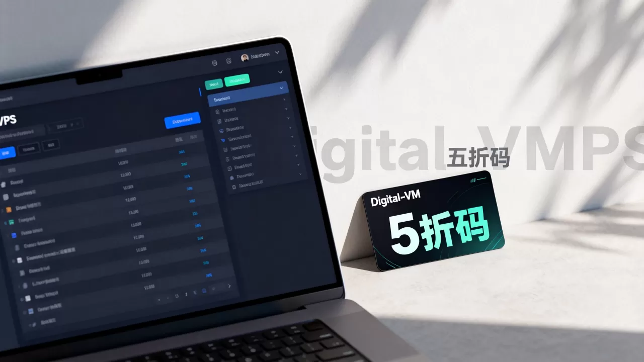 Digital-VM五折码怎么用？美国日本VPS不限流量推荐