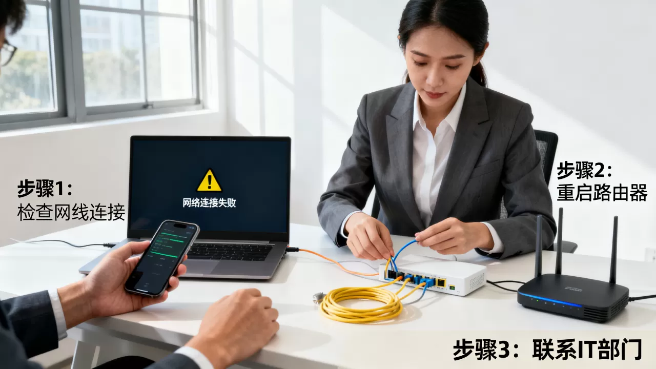 公司电脑网络连不上怎么办?电脑突然断网怎么快速修复 公司电脑网络连不上怎么办?电脑突然断网怎么快速修复
