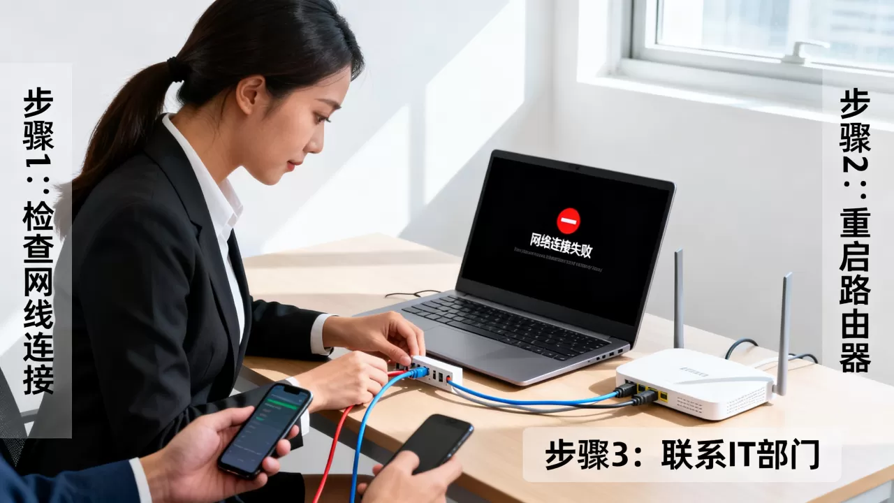 公司电脑网络连不上怎么办?电脑突然断网怎么快速修复 公司电脑网络连不上怎么办?电脑突然断网怎么快速修复