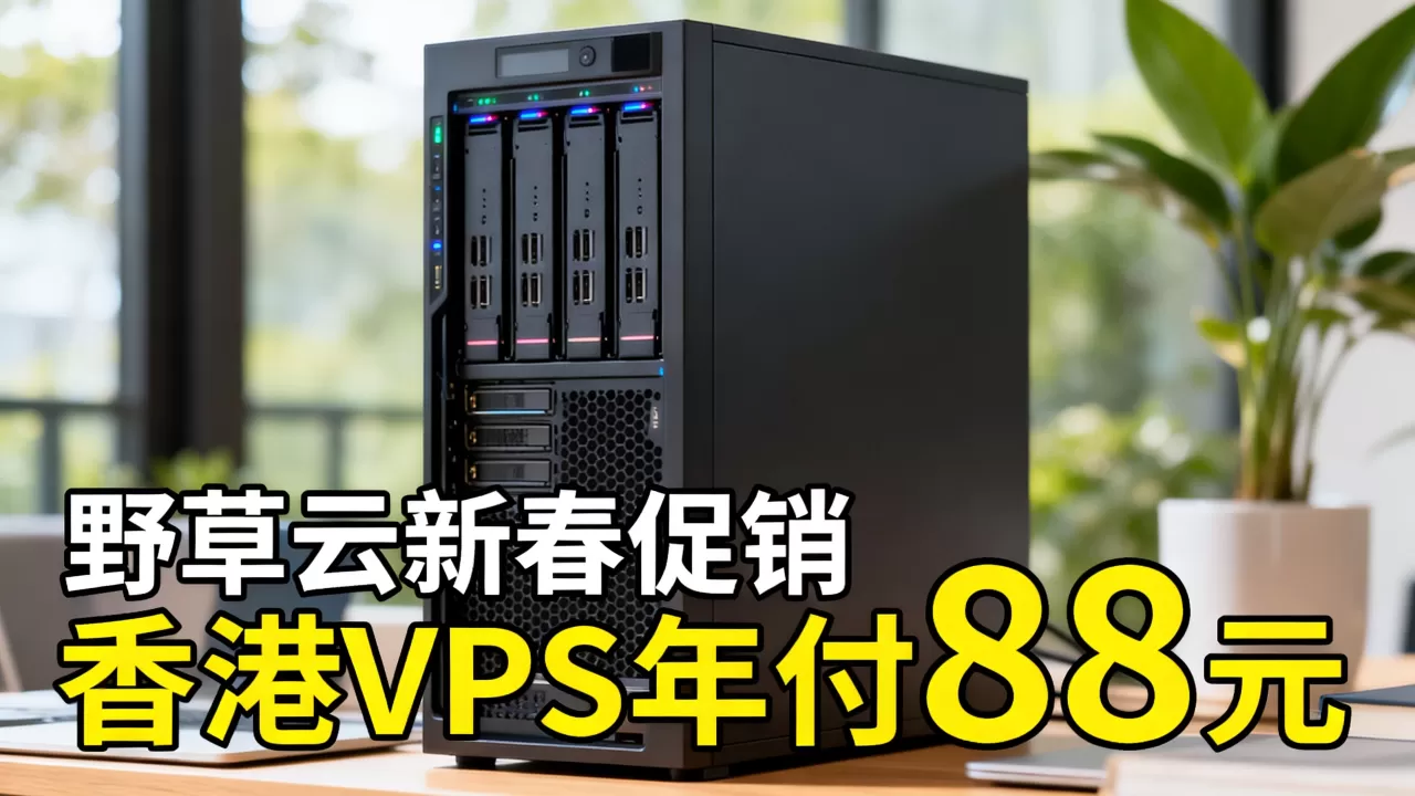 野草云新春促销香港VPS真的只要88元吗？香港VPS年付88元靠谱吗