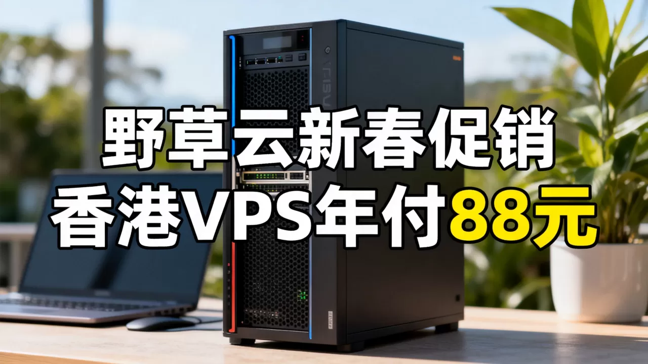 野草云新春促销香港VPS真的只要88元吗？香港VPS年付88元靠谱吗