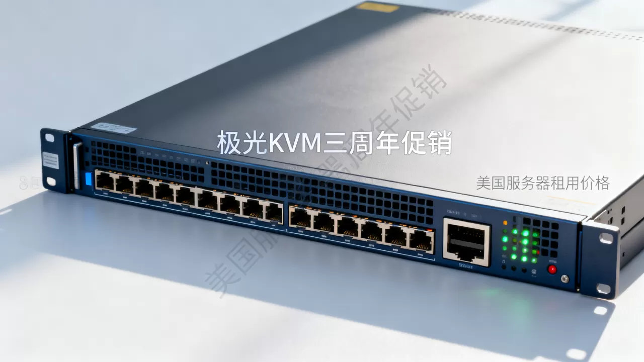 极光KVM三周年促销值得买吗？美国服务器租用价格