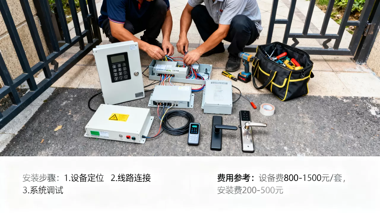 公安住宅小区智能门禁系统怎么装?小区门禁系统安装费用 公安住宅小区智能门禁系统怎么装?小区门禁系统安装费用