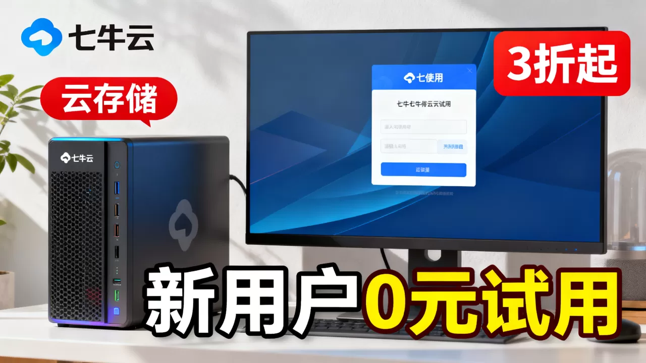 七牛云618大促真的3折起吗？新用户0元试用攻略
