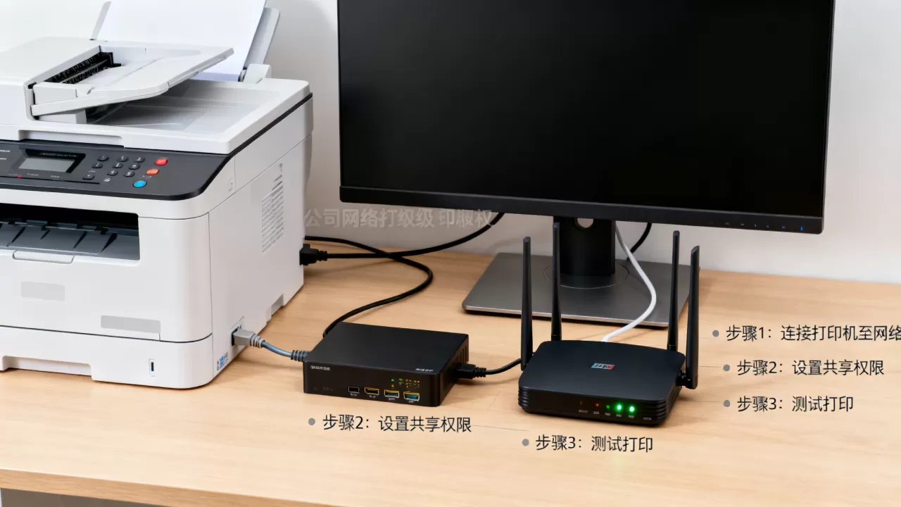 公司安装网络打印机怎么设置？企业网络打印机共享故障排除
