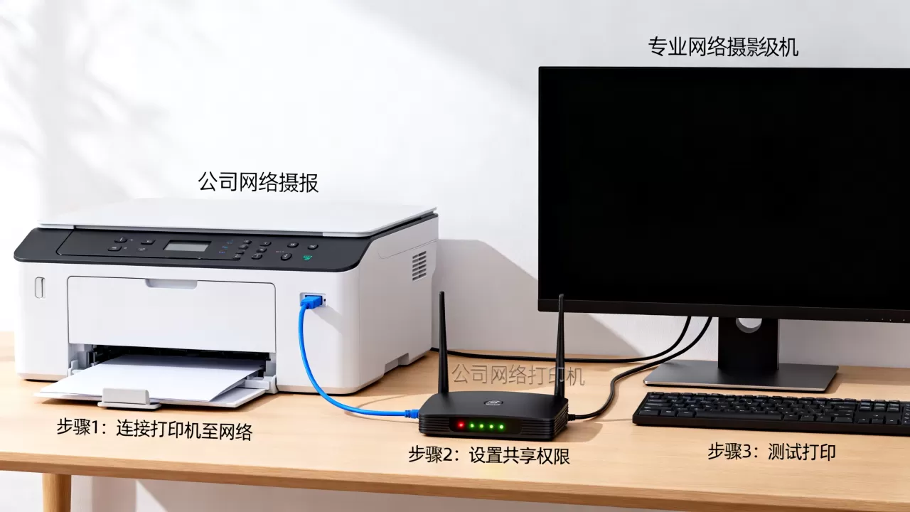 公司安装网络打印机怎么设置？企业网络打印机共享故障排除
