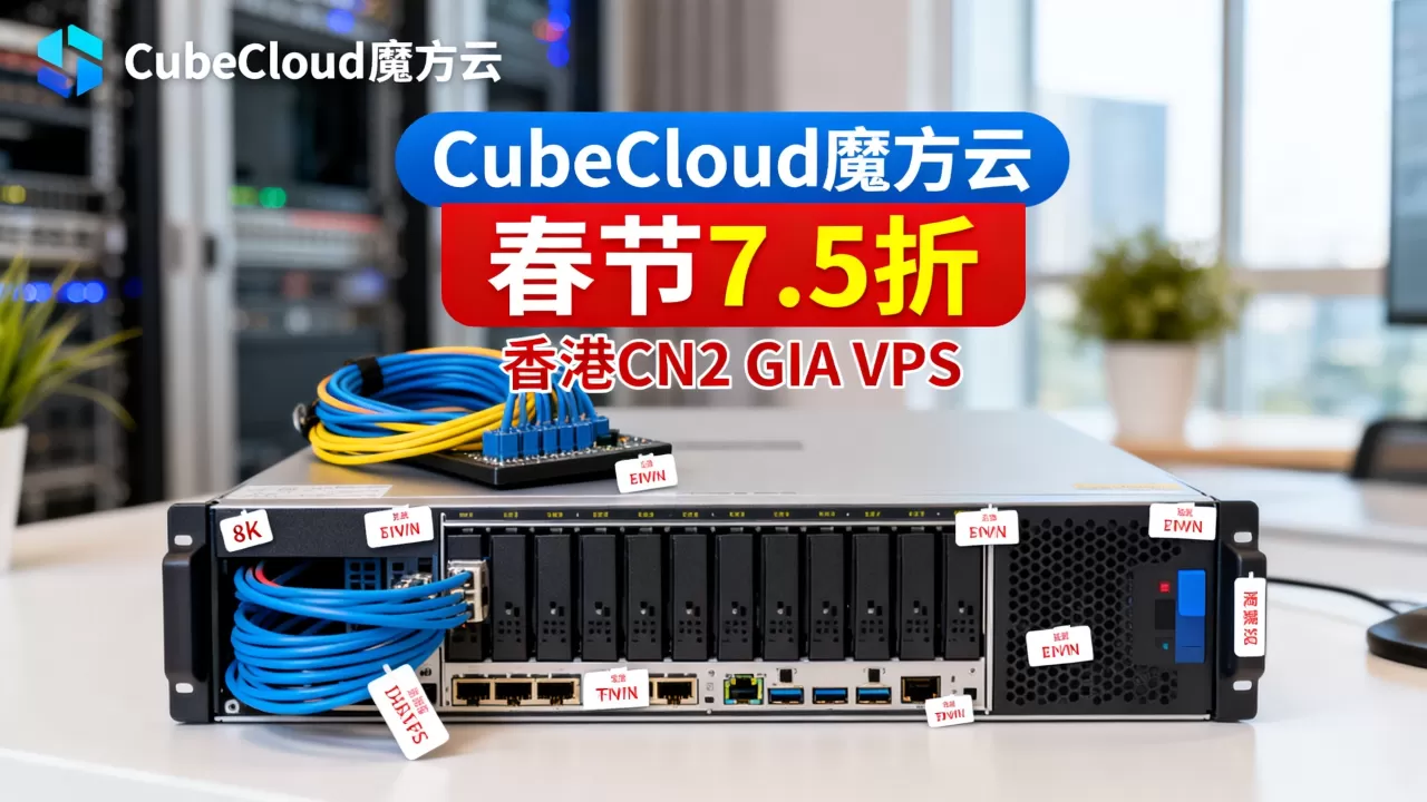 CubeCloud魔方云VPS春节7.5折是真的吗?香港CN2 GIA VPS推荐 CubeCloud魔方云VPS春节7.5折是真的吗?香港CN2 GIA VPS推荐