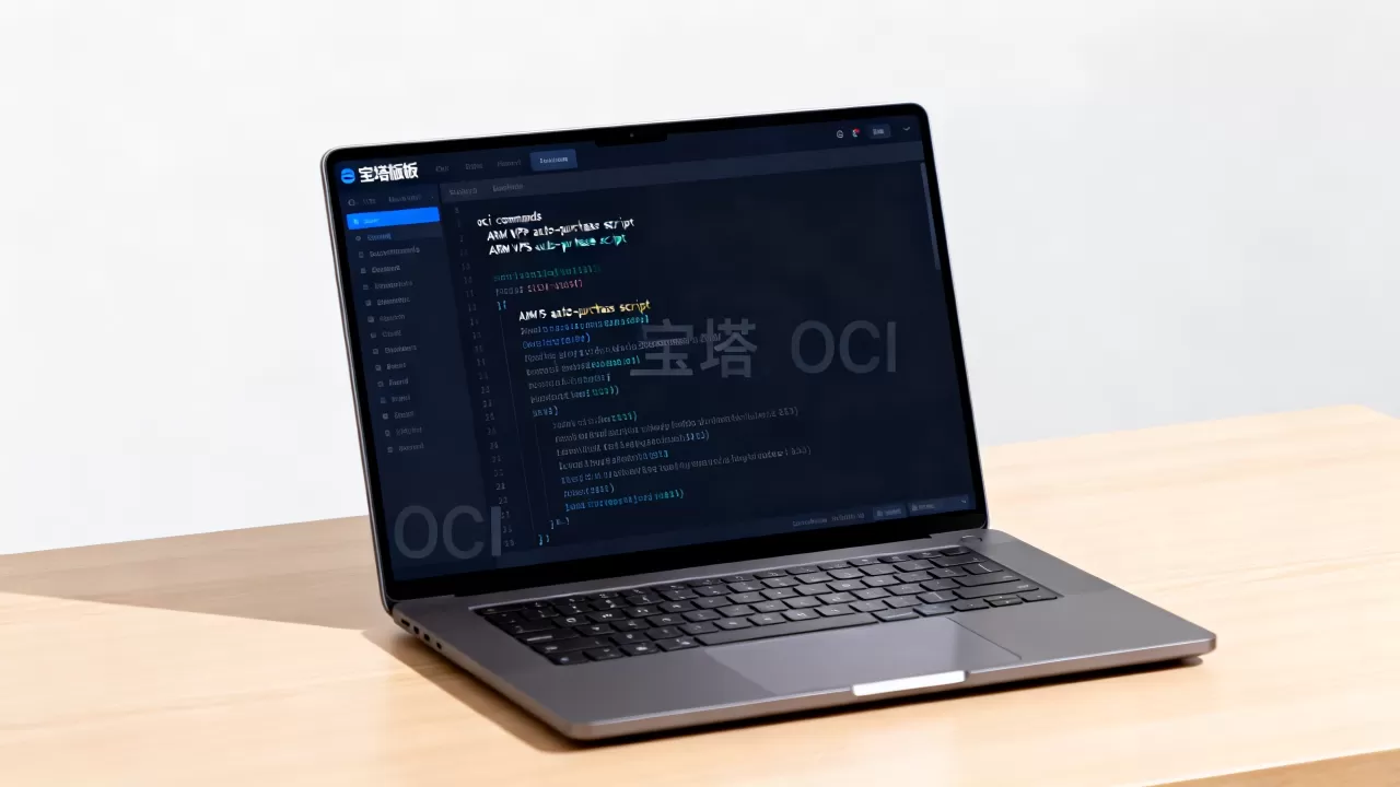 宝塔面板OCI命令行如何自动抢购甲骨文ARM VPS？甲骨文ARM服务器自动抢购脚本
