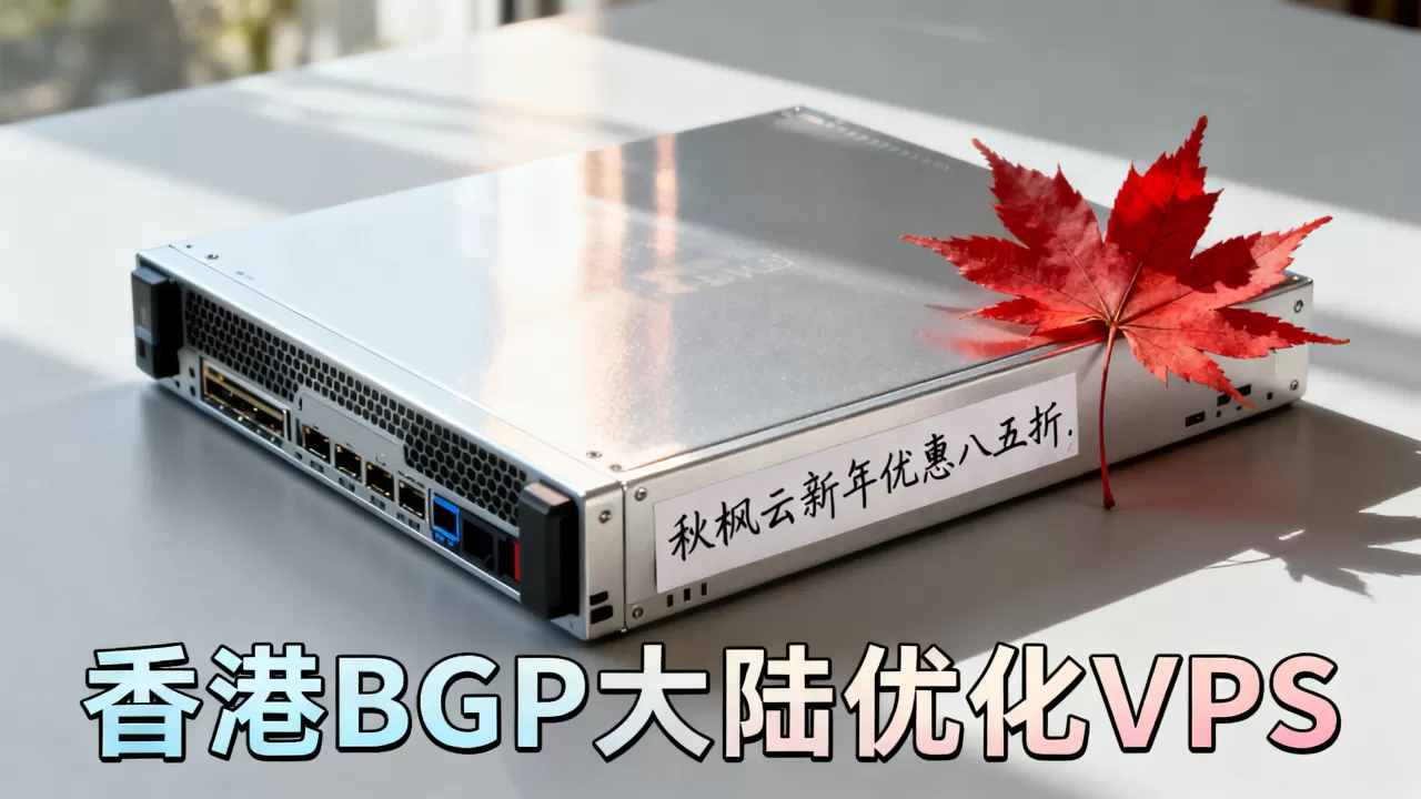 秋枫云新年优惠八五折是真的吗？香港BGP大陆优化VPS推荐