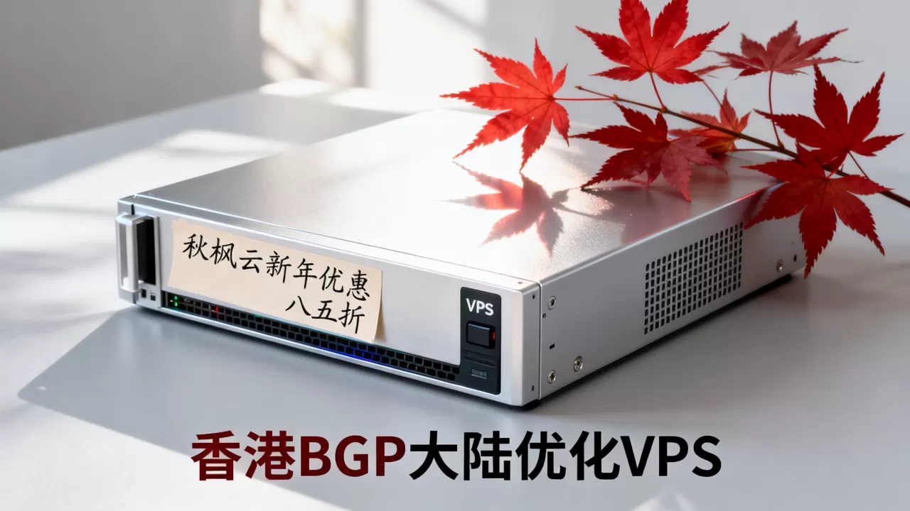 秋枫云新年优惠八五折是真的吗？香港BGP大陆优化VPS推荐