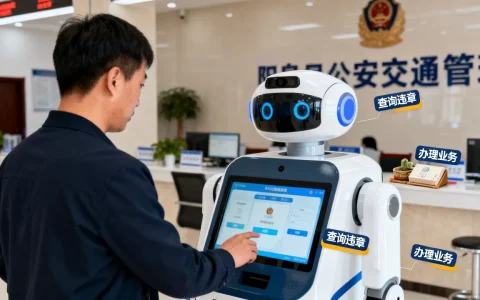 阳泉公安交通管理智能服务机器人怎么用？