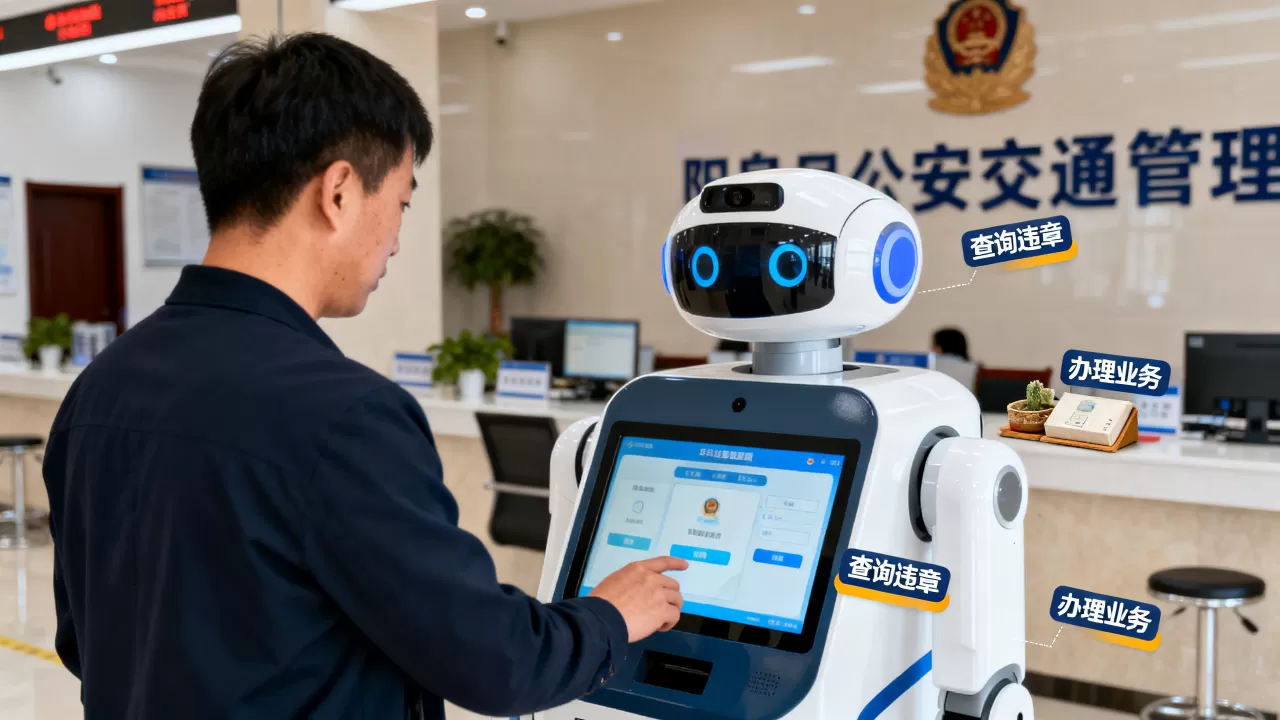 阳泉公安交通管理智能服务机器人怎么用? 阳泉公安交通管理智能服务机器人怎么用?