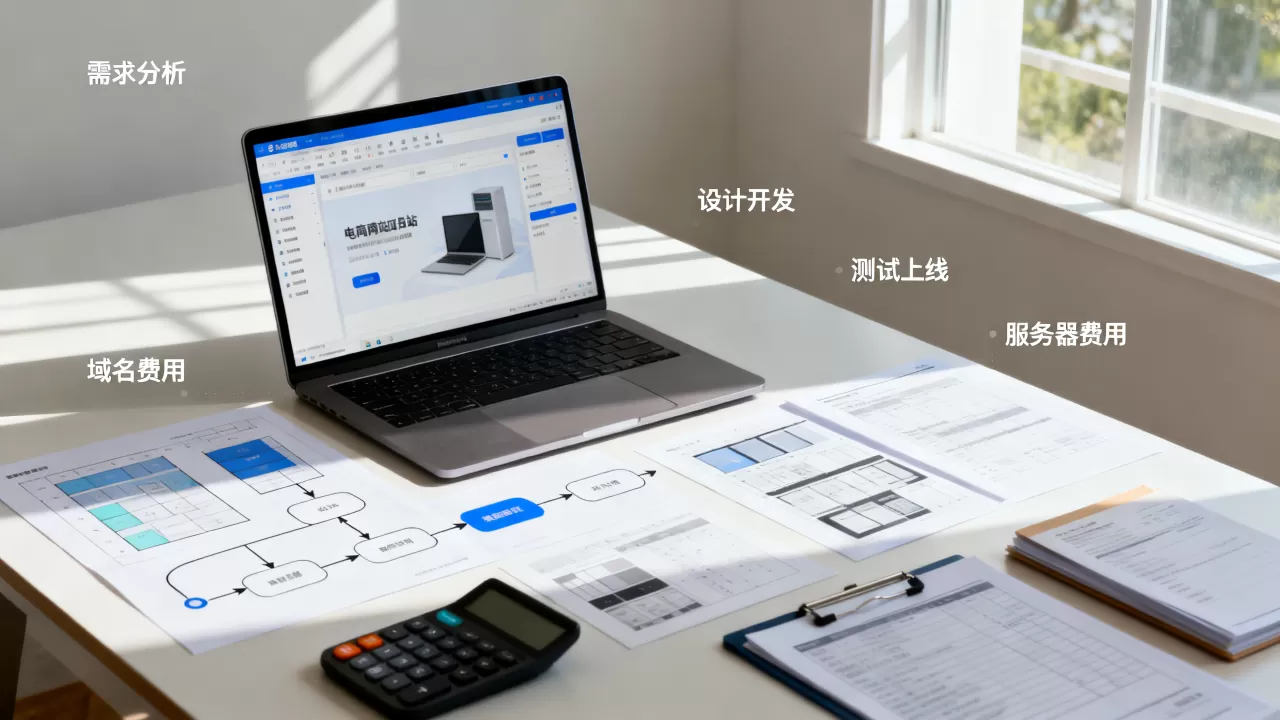 公司建设电商型网站有什么作用？电商网站搭建流程及费用详解