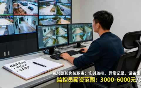 公司视频监控岗位是做什么的？监控员工资一般多少