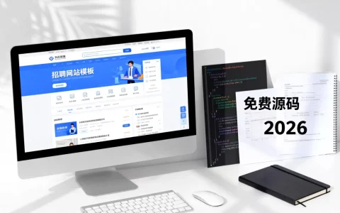 公司招聘网站模板怎么选？2026年最新免费源码