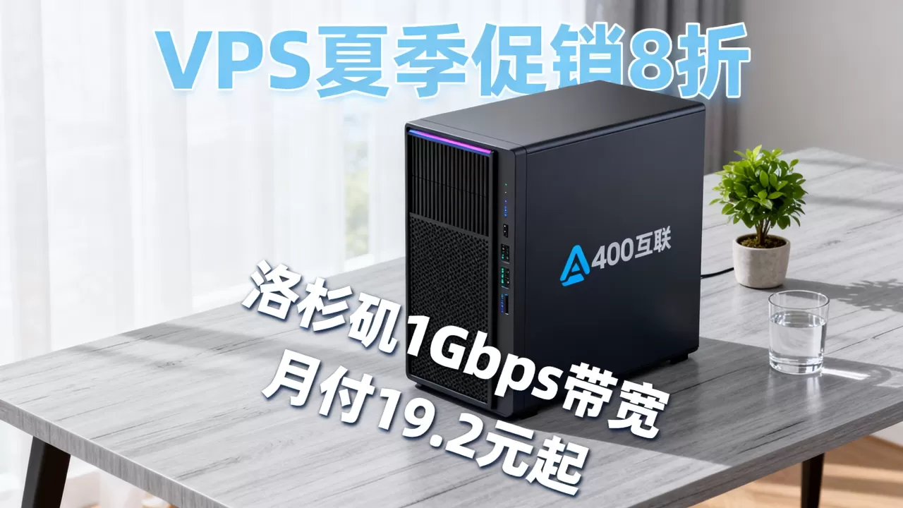 A400互联VPS夏季促销8折是真的吗?洛杉矶1Gbps带宽服务器月付19.2元起 A400互联VPS夏季促销8折是真的吗?洛杉矶1Gbps带宽服务器月付19.2元起