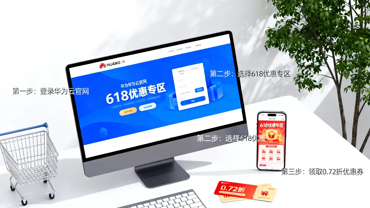 华为云618低至0.72折怎么买?华为云618优惠购买流程 华为云618低至0.72折怎么买?华为云618优惠购买流程