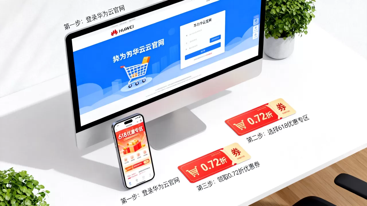华为云618低至0.72折怎么买?华为云618优惠购买流程 华为云618低至0.72折怎么买?华为云618优惠购买流程